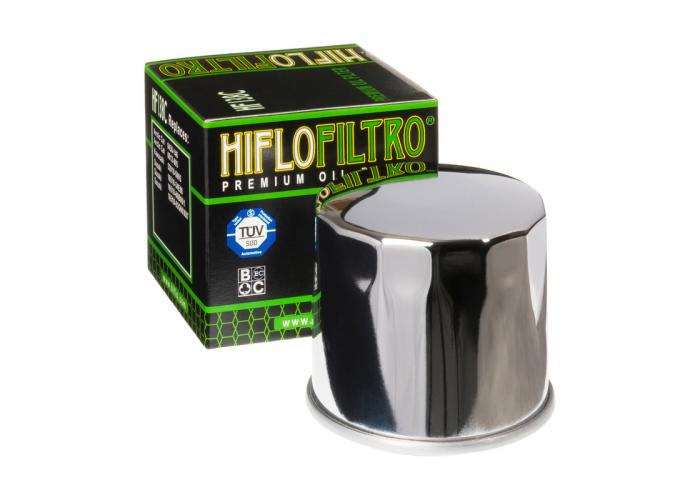 Filtru Ulei HF138C Crom Hiflofiltro Aprilia , Kawasaki , Arctic Cat, Kymco, Suzuki